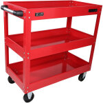 Rs pro - servante 3 plateaux en acier, 840 x 405 x 810mm, capacit� de charge 50 (per level)kg ( prix ...