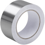 Ruban adh�sif aluminium 2 rouleau 5cm x 5 m, ruban adhesif haute temperature, rouleau isolant thermique, ...