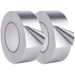 Ruban adh�sif aluminium, aluminium bande d'�tanch�it�, scotch aluminium etanche, pour cuisine, salle ...