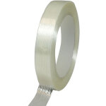Ruban adh�sif arm� fil � fil transparent 130� - rouleau adh�sif 19 mm x 50 m - tecplast