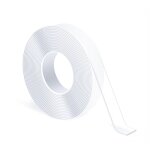 Ruban adh�sif double face nano 1 mm d'�paisseur 10 mm de large 1 m de long 1 pi�ce avec colle magique ...