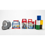 Ruban adh�sif r�parer toile noir 5m x 50mm