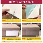 Ruban dissuasif anti - rayures pour chat, 8 pi�ces de protection de meubles, feuilles de ruban d'entranement ...