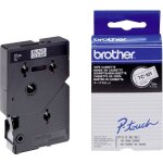 Ruban d'tiquetage brother tc tc - 101 couleur de ruban: transparent couleur de police:noir 12 mm 7. ...