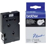 Ruban d'tiquetage brother tc tc - 201 couleur de ruban: blanc couleur de police:noir 12 mm 7. 7 m