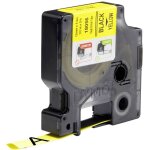 Ruban encreur pour gaine thermor�tractable dymo ind rhino 18056 couleur de ruban: jaune couleur de police:noir ...