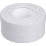 Ruban tanche pvc ruban adhsif blanc 3. 2m3. 8cm bande etancheite autocollante pour cuisine bonde de ...