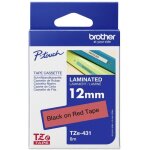 Ruban d'�tiquetage brother tze, tz tze - 431 couleur de ruban: rouge couleur de police:noir 12 mm 8 m ...