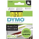 Ruban d'�tiquetage dymo d1 45808 couleur de ruban: jaune couleur de police:noir 19 mm 7 m