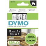 Ruban d'�tiquetage dymo d1 53713 couleur de ruban: blanc couleur de police:noir 24 mm 7 m