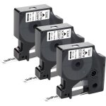 Ruban pour �tiqueteuse compatible pour dymo 45013 s0720530 noir sur blanc ruban d'�tiquette pour dymo ...