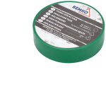 Ruban isolant pvc vert - 19mm x 20m - �paisseur 0, 13mm - adh�sif �lectrique