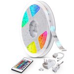 Ruban led 10m guirlande lumineuse auto - adh�sive dimmable 300 leds couleurs t�l�commande transformateur ...