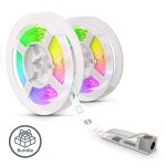 B. k. licht - ruban led 6m, rvb, tlcommande, autocollant, changement de couleur, raccourcissable, ruban ...