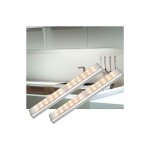 Ruban led, bande led, �clairage d'armoire led, lumi�re de capteur blanc chaud, barre lumineuse 2 pi�ces, ...