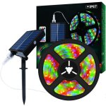 Ruban led solaire ext�rieur, 5m 280 led bande led rvb � changement de couleur � �nergie solaire avec ...