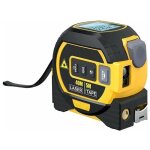Ruban  mesurer laser 3 en 1, tlmtre laser numrique avec cran lcd, mesure laser 40m / 131ft, mesure ...
