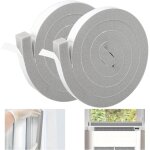 Ruban mousse pour climatisation, �paisseur 3 cm, pour sceller portes et fen�tres (2 rouleaux, blanc) ...