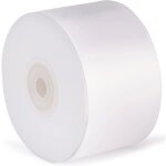 Ruban de satin 27 m�tres x 25 mm blanc