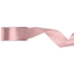 Ruban de satin, rose poudr� clair, 38 mm / 25 m