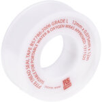 Ruban t�flon, 12mm x 0. 075mm rs pro blanc, + 230�c ( prix pour 1 )