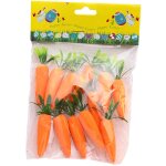 Jeffergarden pcs184 ornement de carotte d'oeuf de pques, mini oeufs et carottes artificiels colors ...