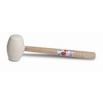 Rubi - maillet caoutchouc blanc pointe ronde 250 g 66905