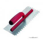 Rubi - peigne en acier 28cm. (8x8) manche en plastique ouvert 25905