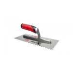 Rubi ? peigne inox � manche ouvert 28 cm ? lame en acier inoxydable 6 mm ? con�u pour pose de carrelage ...
