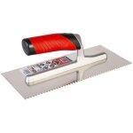 Rubi - peigne inox � manche ouvert flex 28 cm 3 x 3 mm