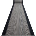 Rugsx - tapis de couloir antidérapant carnaby gris 67cm grey 67x320 cm Rugsx - tapis de couloir antidérapant carnaby gris 67cm grey 67x320 cm