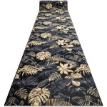 Rugsx - tapis de couloir antidérapant monstera feuilles la gomme or 80 cm yellow 80x200 cm Rugsx - tapis de couloir antidérapant monstera feuilles la gomme or 80 cm yellow 80x200 cm