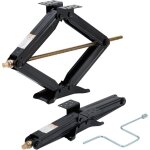 Rv ciseaux jack avec manivelle, 7500 lb camper stabilisateur jacks