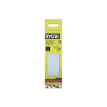 Lot de 12 bâtons de colle - 7 mm - pour pistolet rglm18 - ryobi Lot de 12 bâtons de colle - 7 mm - pour pistolet rglm18 - ryobi