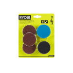 Lot de 14 disques de ponage ryobi pour polisseuse rdp18 - radps50