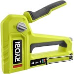 Ryobi - agrafeuse cloueuse 4 en 1 agrafe t50 et t25 jusqu'a 14 mm, agrafe jt21 jusqu'a 10 mm, pointe ...