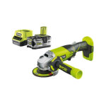 Ryobi - pack meuleuse d'angle 18 v one + r18ag - 0 - 1 batterie 5. 0ah - 1 chargeur rapide 2. 0ah rc18120 ...