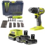 Ryobi - perceuse - visseuse a percussion brushless - 18v - 54 nm - 450 - 1 700 tr / min - 27 200 cp / ...