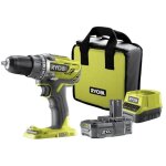 Ryobi - perceuse - visseuse sans fil - 18v 2ah