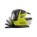 Ryobi - ponceuse multifonction 180w - 6000 - 12000 osc / min + sac & 30 abrasifs (10x1 / 3 feuille, 10 ...