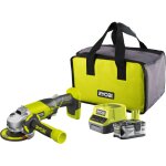 Ryobi r18ag - 0 meuleuse d'angle batterie 18v 115mm 7500 tr / min kit 4. 0ah