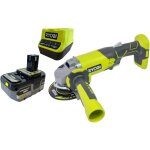Ryobi r18ag - 0 meuleuse d'angle sans fil 18 v one + 115 mm + 1x batterie 4, 0 ah + chargeur