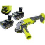 Ryobi r18ag - 0 meuleuse d'angle sans fil 18 v one + 115 mm + 2x batterie 4, 0 ah + chargeur