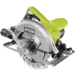 Ryobi - scie circulaire 1400 w - livre en malette avec 2 lames 190mm 20 et 48 dents, 1 guide parallle, ...