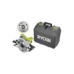 Ryobi - scie circulaire 1600w 66mm - 1 lame 48 dents - 1 lame 24 dents - rcs1600 - k2b Ryobi - scie circulaire 1600w 66mm - 1 lame 48 dents - 1 lame 24 dents - rcs1600 - k2b