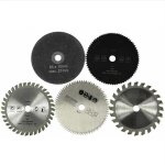 Sabir 5 pi�ces / ensemble 85mm diam�tre 10mm diam�tre int�rieur rotatif, petite lame de scie circulaire ...