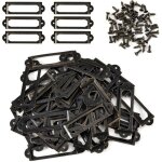 Sabir 50 pcs lable titulaire biblioth�que armoires � tiroirs poign�e porte - nom avec porte - nom avec ...