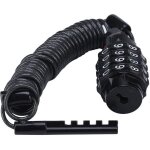 Sabir cadenas de v�lo, 1. 6m c�ble antivol pour v�lo / scooter / portail v�lo / casque et coussin de ...