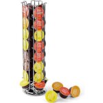 Sabir support � capsules � caf� argent, porte capsules distributeur pr�sentoir rotatif pour 24 capsules ...