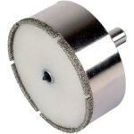 Sabir tr�pan diamant  ceramic  � 68 mm, queue � 10 mm avec foret de centrage - profondeur de coupe 25 ...